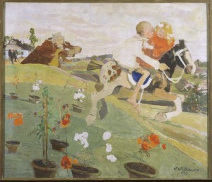 Witold Wojtkiewicz, Porwanie kroĚlowej, z cyklu _Z dziecieĚ¨cych poĚz_, 1905
